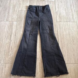 Free-people Women's Black and Grey Jeans